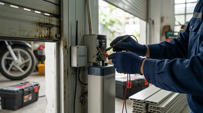 Bắt bệnh ch&iacute;nh x&aacute;c c&aacute;c lỗi cửa cuốn Titadoor thường gặp