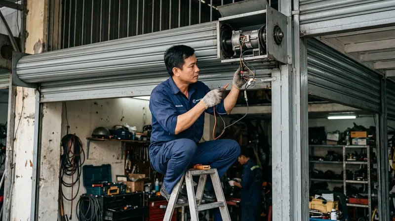C&aacute;c dịch vụ thi c&ocirc;ng v&agrave; sửa cửa cuốn phường X&oacute;m Chiếu chuy&ecirc;n nghiệp