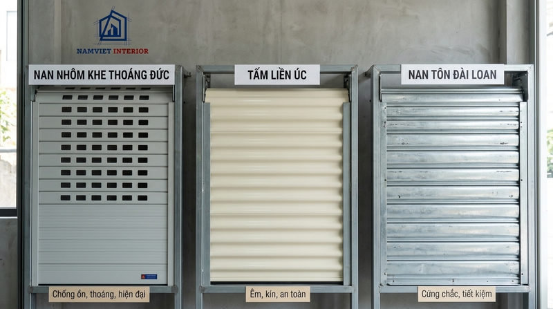 C&aacute;c d&ograve;ng cửa cuốn phổ biến ph&ugrave; hợp cho nh&agrave; phố v&agrave; mặt bằng kinh doanh