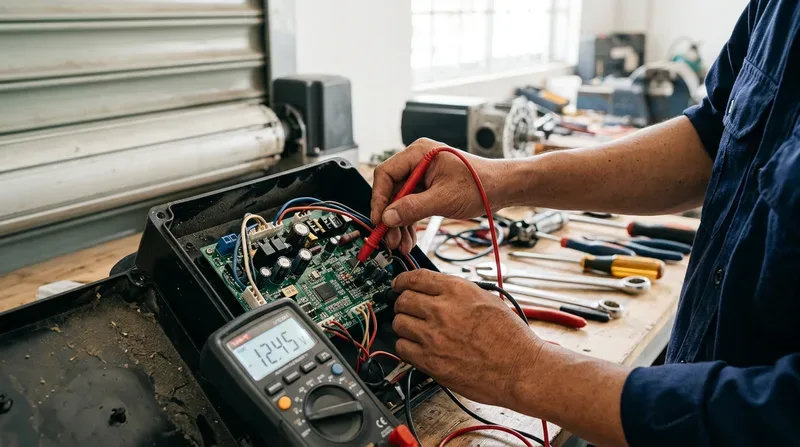 C&aacute;c hạng mục sửa chữa cửa cuốn phổ biến v&agrave; hướng dẫn tự khắc phục