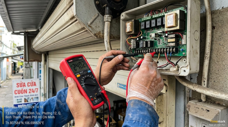 C&aacute;c Hạng Mục Sửa Chữa Cửa Cuốn Phổ Biến