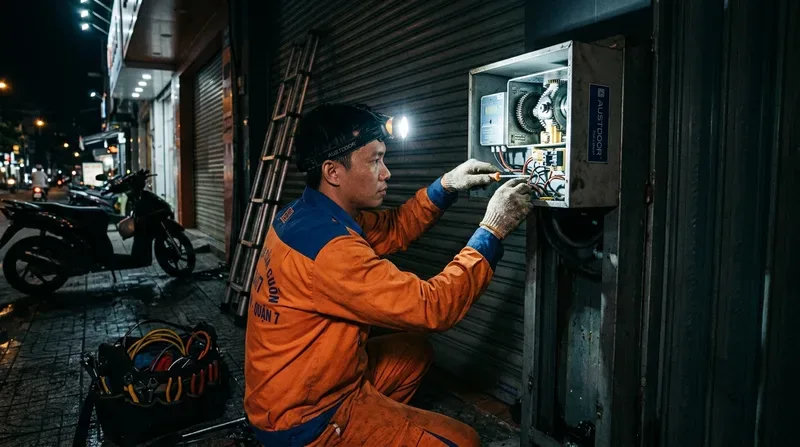 C&aacute;c hạng mục thi c&ocirc;ng v&agrave; sửa cửa cuốn phường T&acirc;n Thuận