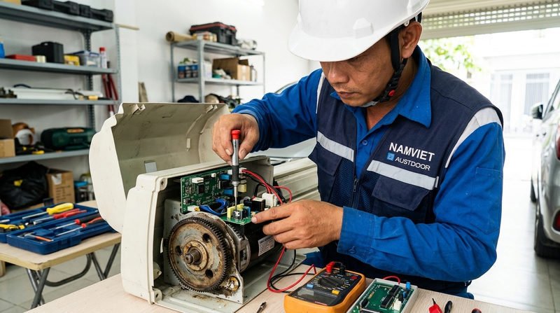 C&aacute;c lỗi cửa cuốn phổ biến ch&uacute;ng t&ocirc;i nhận xử l&yacute; tận nơi