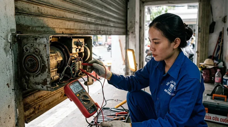 C&aacute;c lỗi cửa cuốn phổ biến ch&uacute;ng t&ocirc;i nhận xử l&yacute; tận nơi