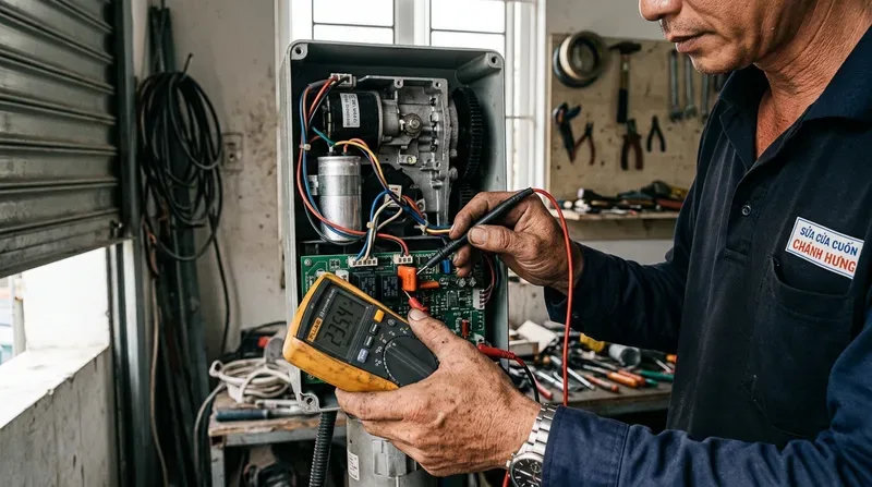 C&aacute;c lỗi cửa cuốn phổ biến v&agrave; giải ph&aacute;p khắc phục triệt &dstrok;ể