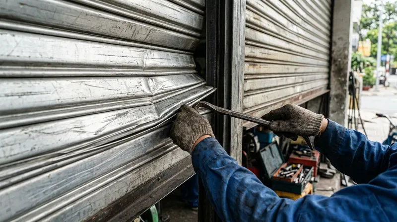 C&aacute;c lỗi cửa cuốn phổ biến v&agrave; hướng dẫn xử l&yacute; tạm thời