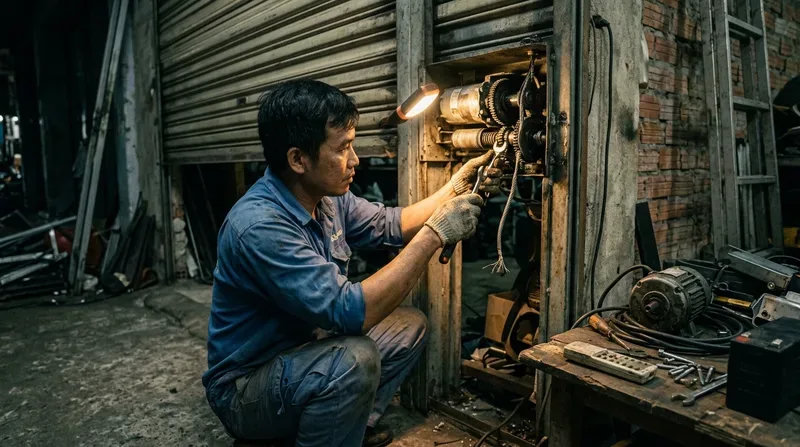 C&aacute;c Lỗi Cửa Cuốn Thường Gặp & C&aacute;ch Xử L&yacute; Tạm Thời