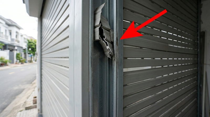 C&aacute;c lỗi cửa cuốn thường gặp v&agrave; c&aacute;ch tự khắc phục tạm thời