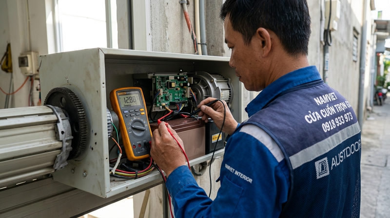 Các lỗi cửa cuốn thường gặp và cách xử lý tạm thời
