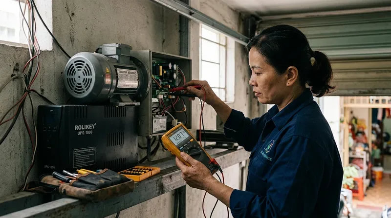 C&aacute;c lỗi cửa cuốn thường gặp v&agrave; c&aacute;ch xử l&yacute; tạm thời