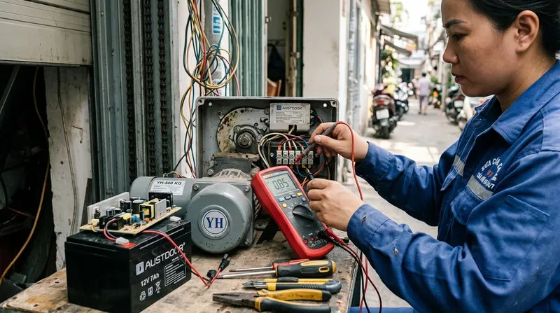 Các lỗi cửa cuốn thường gặp và giải pháp xử lý triệt để