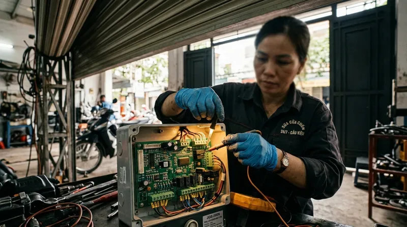 C&aacute;c lỗi cửa cuốn thường gặp v&agrave; hướng dẫn xử l&yacute; khẩn cấp