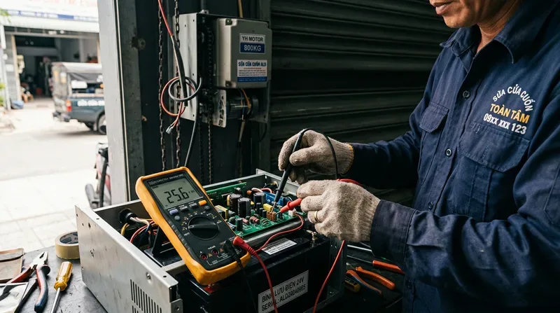 C&aacute;c lỗi cửa cuốn thường gặp v&agrave; hướng dẫn c&aacute;ch xử l&yacute;