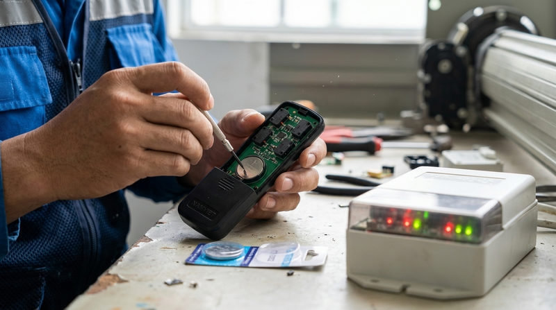 C&aacute;c sự cố phổ biến v&agrave; c&aacute;ch tự sửa lỗi remote cửa cuốn