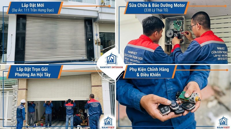 Chi tiết c&aacute;c dịch vụ cửa cuốn phường An Hội T&acirc;y cung cấp