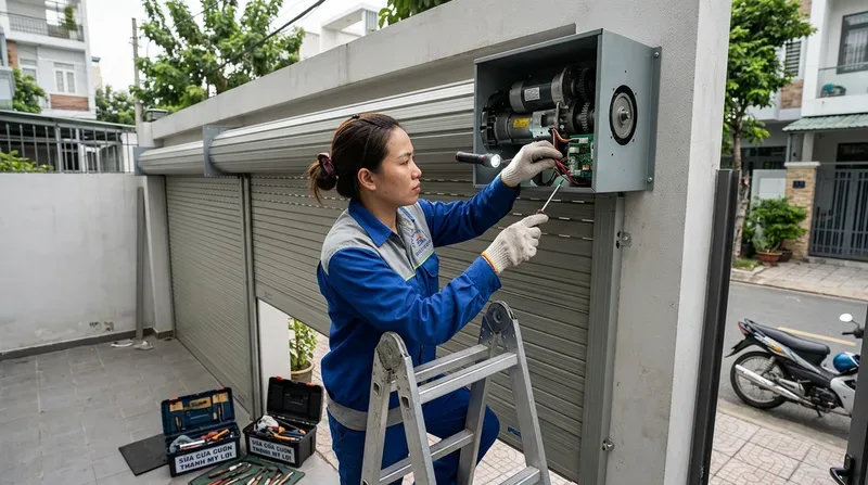 Chi Tiết C&aacute;c Dịch Vụ Cửa Cuốn Phường Thạnh Mỹ Lợi Cung Cấp