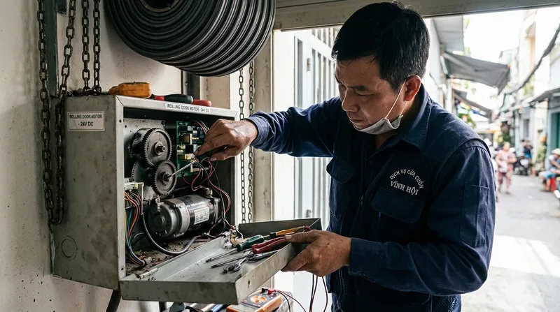 Chi tiết c&aacute;c dịch vụ cửa cuốn phường V&itilde;nh Hội cung cấp