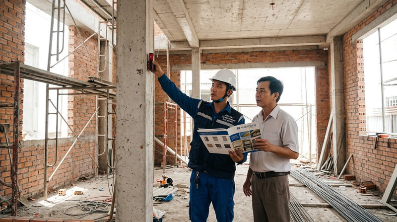 Cửa cuốn Austdoor HCM lắp nhanh, chống kẹt | C&Oacute; kỹ thuật tư vấn tại c&ocirc;ng tr&igrave;nh