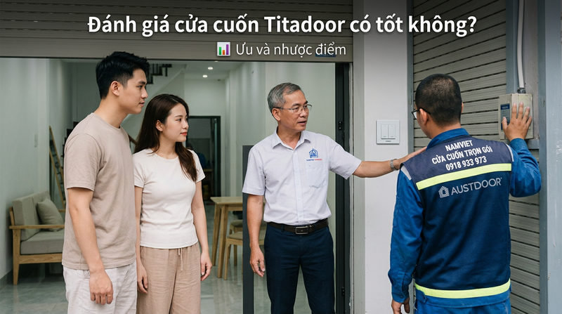 &Dstrok;&aacute;nh gi&aacute; cửa cuốn Titadoor c&oacute; tốt kh&ocirc;ng? Ưu v&agrave; nhược &dstrok;iểm