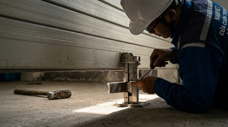 Giải m&atilde; c&ocirc;ng nghệ cửa cuốn chống cạy ph&aacute; an to&agrave;n tuyệt &dstrok;ối