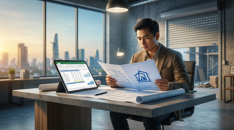 Hướng dẫn c&aacute;ch t&iacute;nh tổng chi ph&iacute; lắp &dstrok;ặt cửa cuốn trọn g&oacute;i