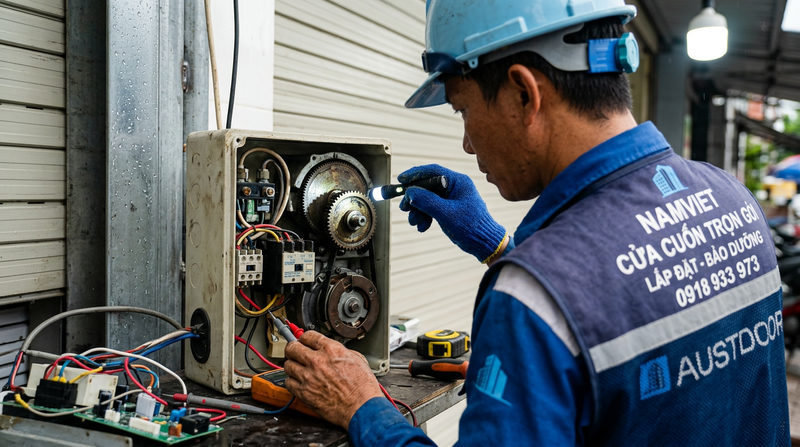 Nhận biết c&aacute;c lỗi cửa cuốn phổ biến v&agrave; c&aacute;ch xử l&yacute; tạm thời