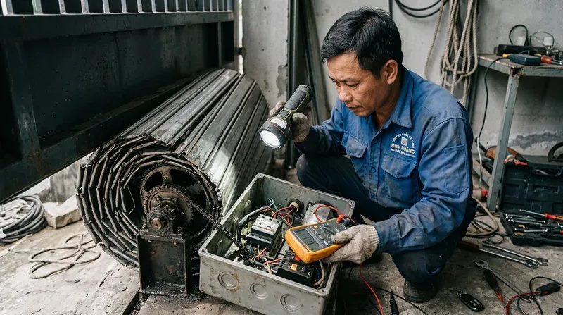 Nhận diện các lỗi cửa cuốn phổ biến và cách xử lý tạm thời