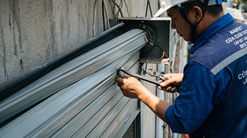 Nhận khắc phục triệt &dstrok;ể c&aacute;c lỗi cửa cuốn phổ biến