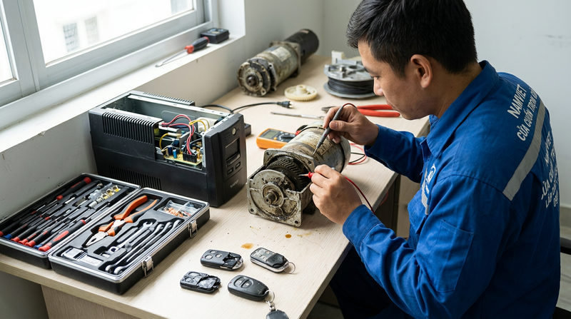 Nhận khắc phục triệt &dstrok;ể c&aacute;c lỗi cửa cuốn thường gặp