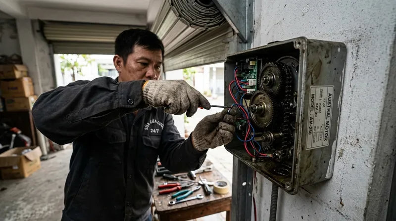 Nhận khắc phục triệt &dstrok;ể c&aacute;c lỗi cửa cuốn thường gặp