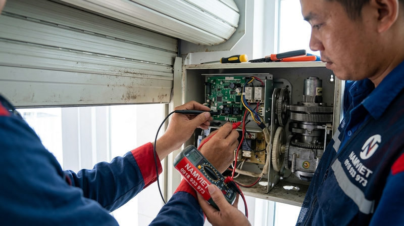 Nhận xử l&yacute; triệt &dstrok;ể c&aacute;c lỗi cửa cuốn thường gặp