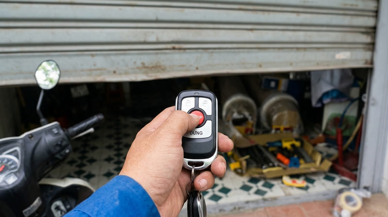 Phải làm gì ngay lập tức khi cửa cuốn bị kẹt?