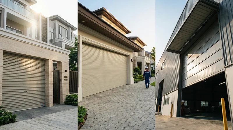 Ph&acirc;n loại c&aacute;c d&ograve;ng cửa cuốn Austdoor phổ biến nhất