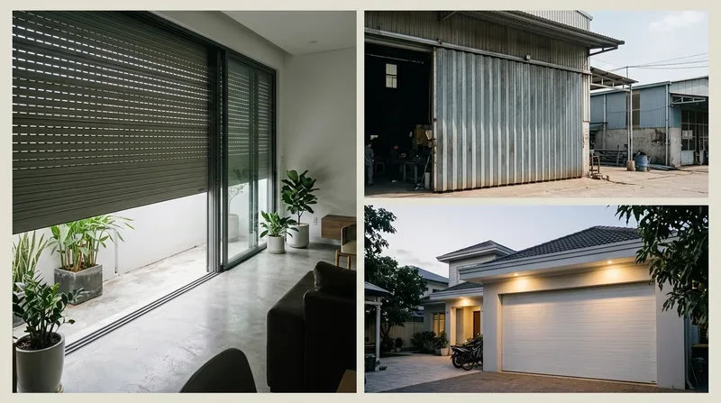 Ph&acirc;n loại c&aacute;c d&ograve;ng cửa cuốn phổ biến tại Củ Chi hiện nay