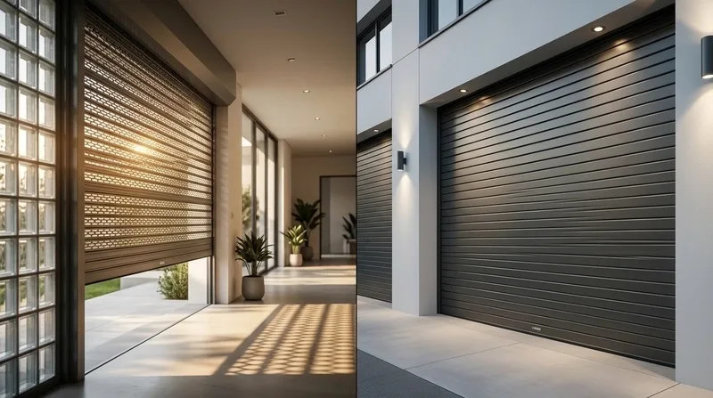 Ph&acirc;n loại: N&ecirc;n chọn cửa cuốn khe tho&aacute;ng hay cửa cuốn tấm liền?