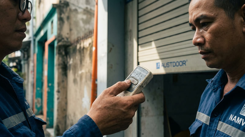 Tại sao cửa cuốn Austdoor kh&ocirc;ng nhận remote? 4 nguy&ecirc;n nh&acirc;n phổ biến