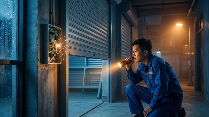 Tại sao cửa cuốn tự &dstrok;ộng &dstrok;&oacute;ng/mở khi kh&ocirc;ng c&oacute; người &dstrok;iều khiển?