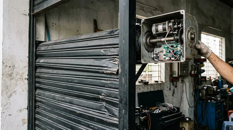 Tổng hợp c&aacute;c lỗi cửa cuốn phổ biến v&agrave; c&aacute;ch xử l&yacute; tạm thời