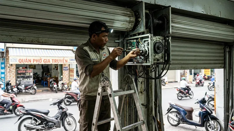 Tổng hợp c&aacute;c lỗi cửa cuốn thường gặp v&agrave; c&aacute;ch xử l&yacute;