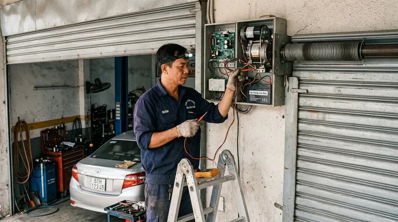 Tổng hợp c&aacute;c lỗi cửa cuốn thường gặp v&agrave; nguy&ecirc;n nh&acirc;n
