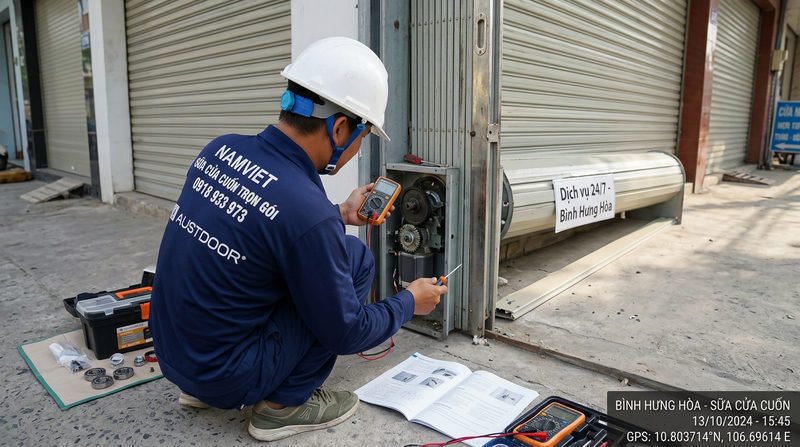 Tổng hợp dịch vụ lắp &dstrok;ặt v&agrave; sửa chữa cửa cuốn 24/7