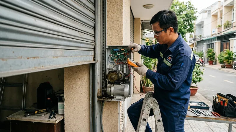 Tổng Hợp Dịch Vụ Lắp &Dstrok;ặt V&agrave; Sửa Cửa Cuốn Phường Thạnh An