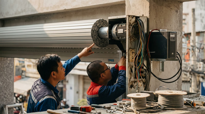 4 yếu tố cốt l&otilde;i quyết &dstrok;ịnh chi ph&iacute; lắp &dstrok;ặt cửa cuốn trọn g&oacute;i