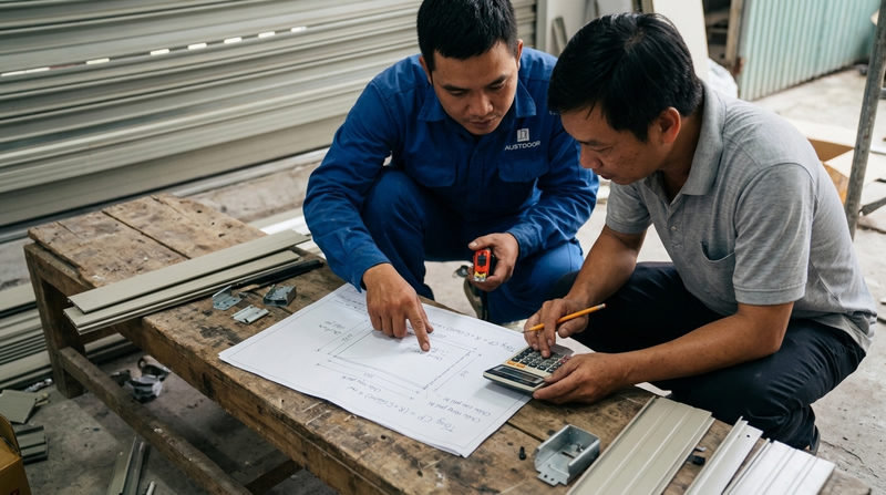 C&aacute;ch tự t&iacute;nh chi ph&iacute; lắp &dstrok;ặt cửa cuốn trọn g&oacute;i cho nh&agrave; ở