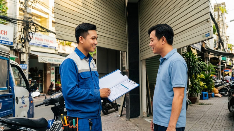 Dịch vụ cửa cuốn Titadoor chạy chậm sửa nhanh TPHCM | Kiểm tra miễn ph&iacute; tại nh&agrave;