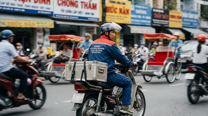 Dịch Vụ Sửa Cửa Cuốn Austdoor Bị Kẹt | Sửa Nhanh 30 Ph&uacute;t Tại TP.HCM