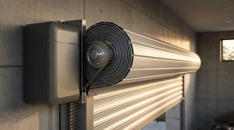 Hướng dẫn chọn phụ kiện cửa cuốn: Motor v&agrave; B&igrave;nh lưu &dstrok;iện