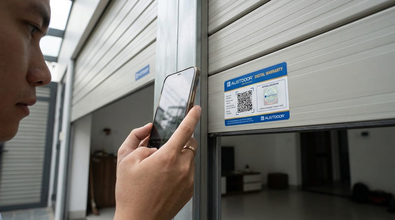 Tuyệt chi&ecirc;u ph&acirc;n biệt cửa cuốn Austdoor ch&iacute;nh h&atilde;ng v&agrave; h&agrave;ng nh&aacute;i