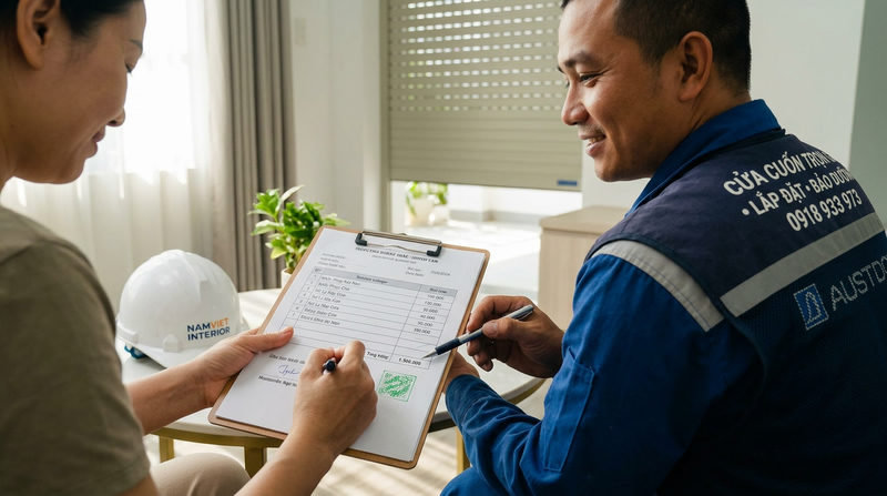 B&aacute;o Gi&aacute; Sửa Cửa Cuốn Austdoor Bị Sập, Kẹt Nan Tại TP.HCM (Cập Nhật 2026)