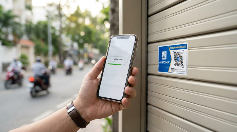 C&aacute;ch Nhận Biết Cửa Cuốn Austdoor Ch&iacute;nh H&atilde;ng 100%
